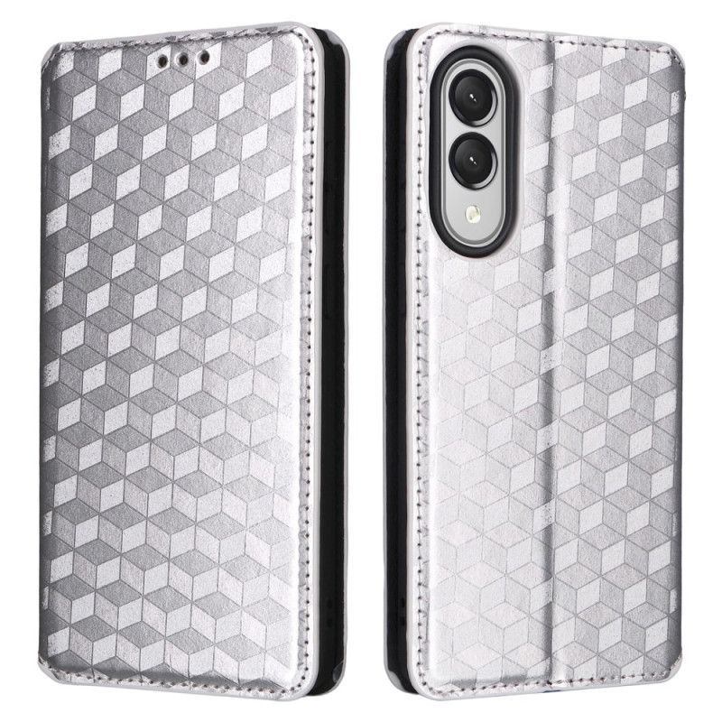 Flip Cover Samsung Galaxy S25 Edge Cubes 3D