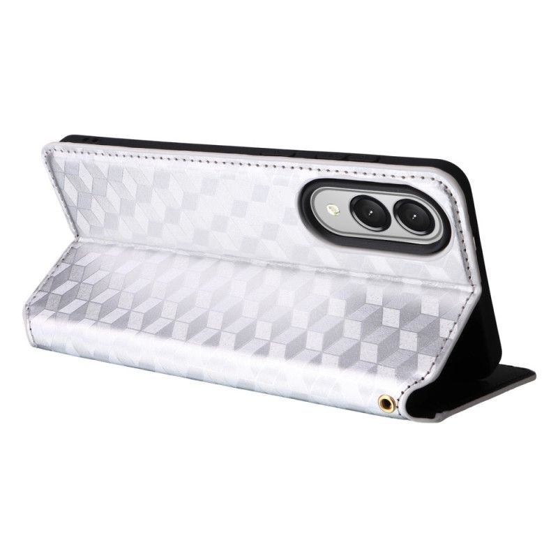 Flip Cover Samsung Galaxy S25 Edge Cubes 3D