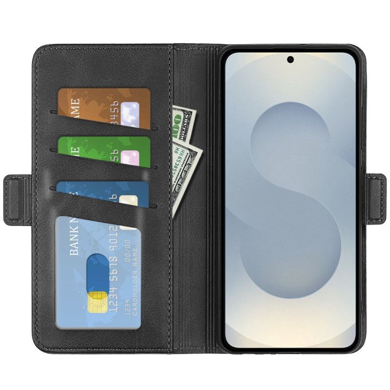 Housse Samsung Galaxy S25 Edge Double Fermoir Magnétique