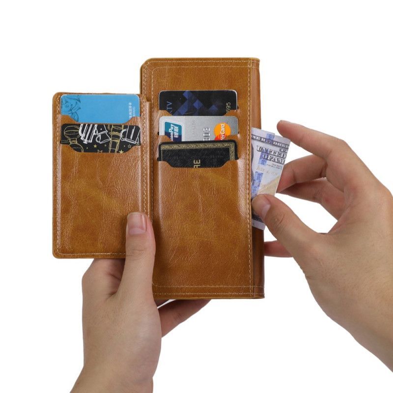 Housse Samsung Galaxy S25 Edge Fermeture Éclair et Porte-Cartes