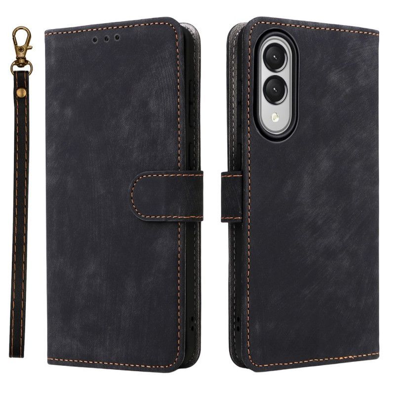 Housse Samsung Galaxy S25 Edge Fonction RFID avec Lanière