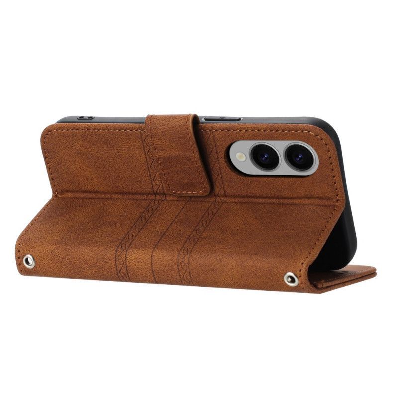 Housse Samsung Galaxy S25 Edge Frise à Lanière