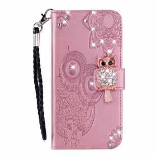 Housse Samsung Galaxy S25 Edge Hibou et Breloque