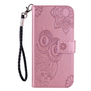 Housse Samsung Galaxy S25 Edge Hibous et Lanière