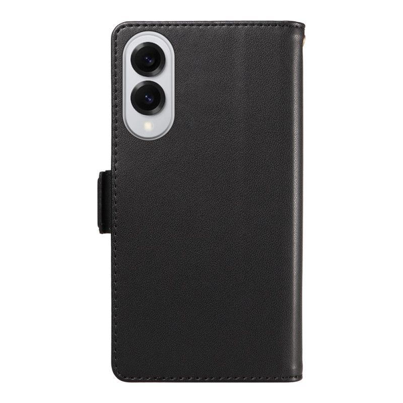 Housse Samsung Galaxy S25 Edge Porte-Cartes et Dragonne