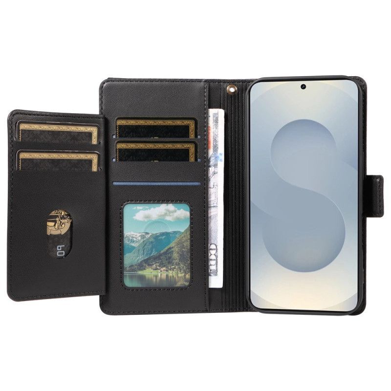 Housse Samsung Galaxy S25 Edge Porte-Cartes et Dragonne