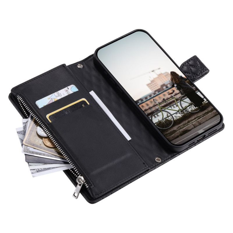 Housse Samsung Galaxy S25 Edge Portefeuille Matelassé