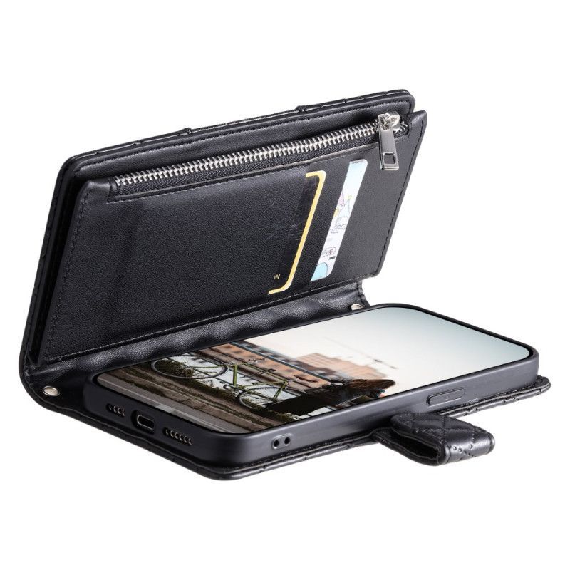 Housse Samsung Galaxy S25 Edge Portefeuille Matelassé