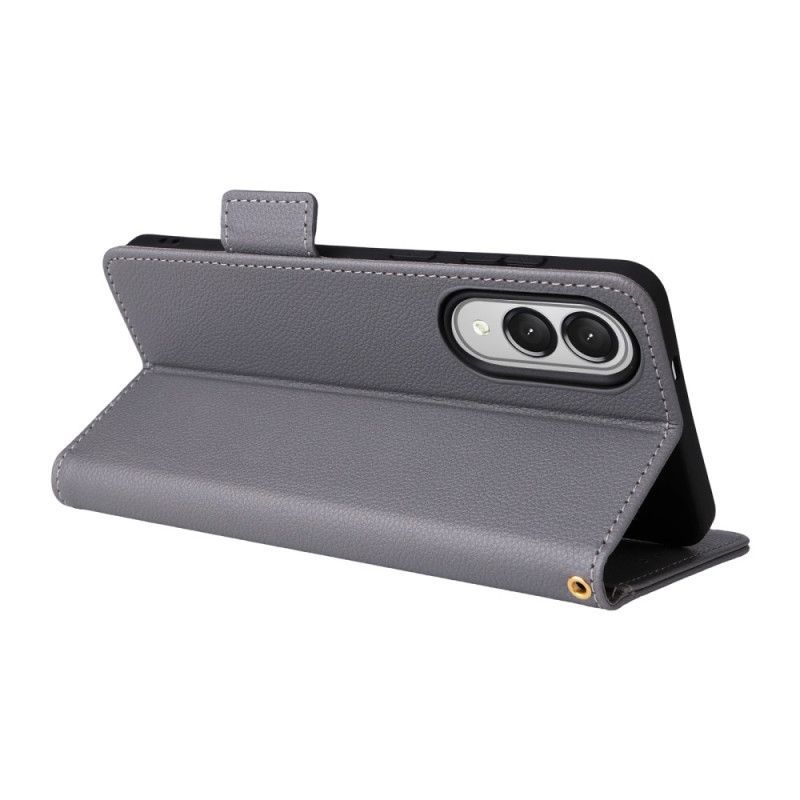 Housse Samsung Galaxy S25 Edge Simili Cuir à Lanière