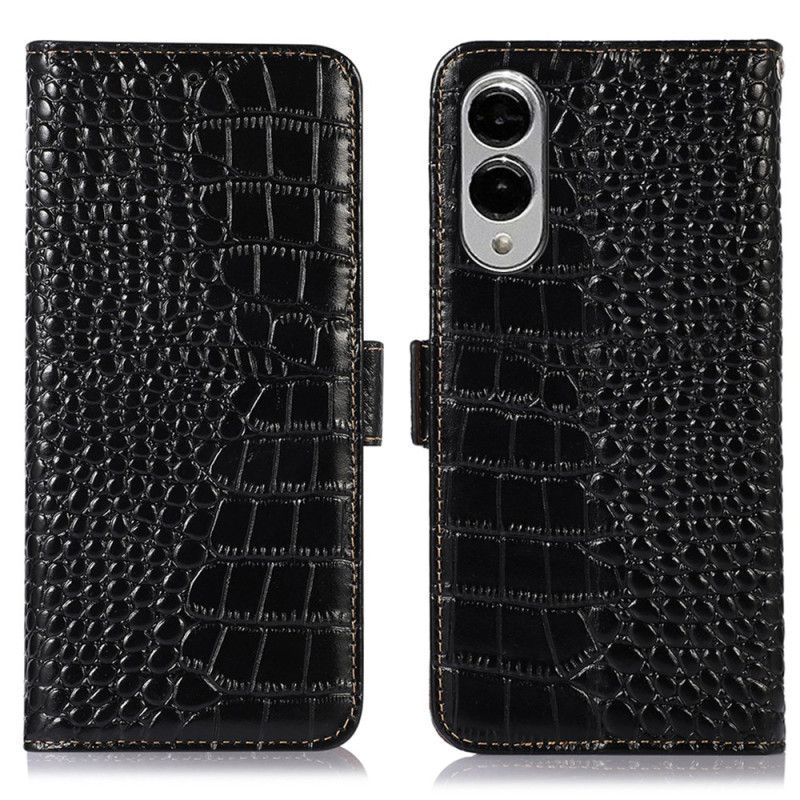 Housse Samsung Galaxy S25 Edge Texture Crocodile