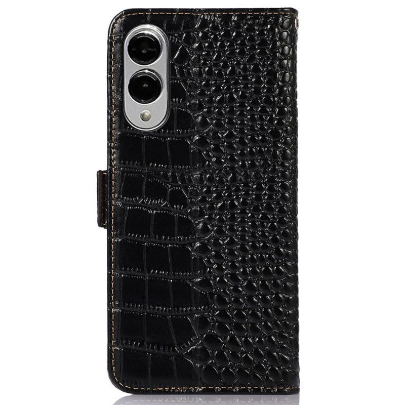 Housse Samsung Galaxy S25 Edge Texture Crocodile