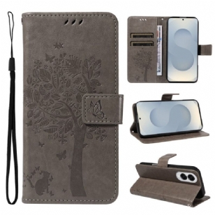 HousseSamsung Galaxy S25 Edge Arbre et Chat