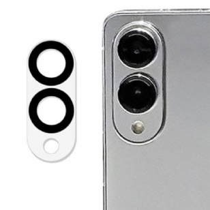 Lentille de Protection en Verre Trempé pour Samsung Galaxy S25 Edge (design circulaire noir)