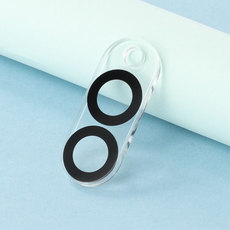 Lentille de Protection en Verre Trempé pour Samsung Galaxy S25 Edge (design circulaire noir)