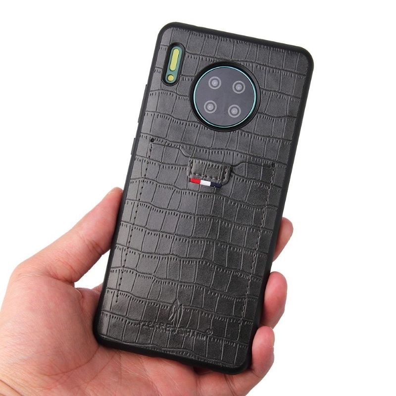 Coque Huawei Mate 30 Pro Effet Croco Porte Carte