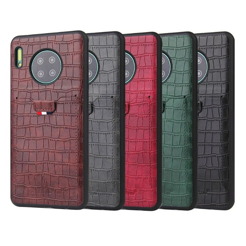 Coque Huawei Mate 30 Pro Effet Croco Porte Carte