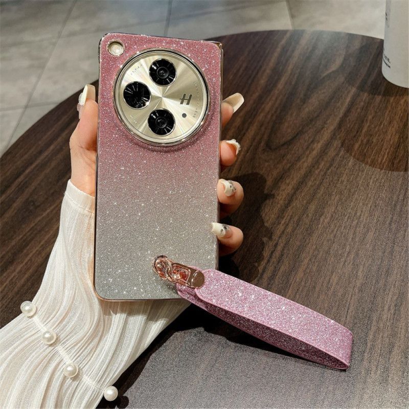 Coque Oppo Find N3 5G Surface Brillante et Sangle