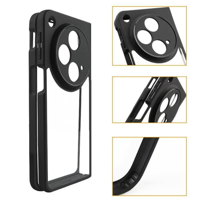 Coque Oppo Find N3 5G Transparente avec Contours Noir