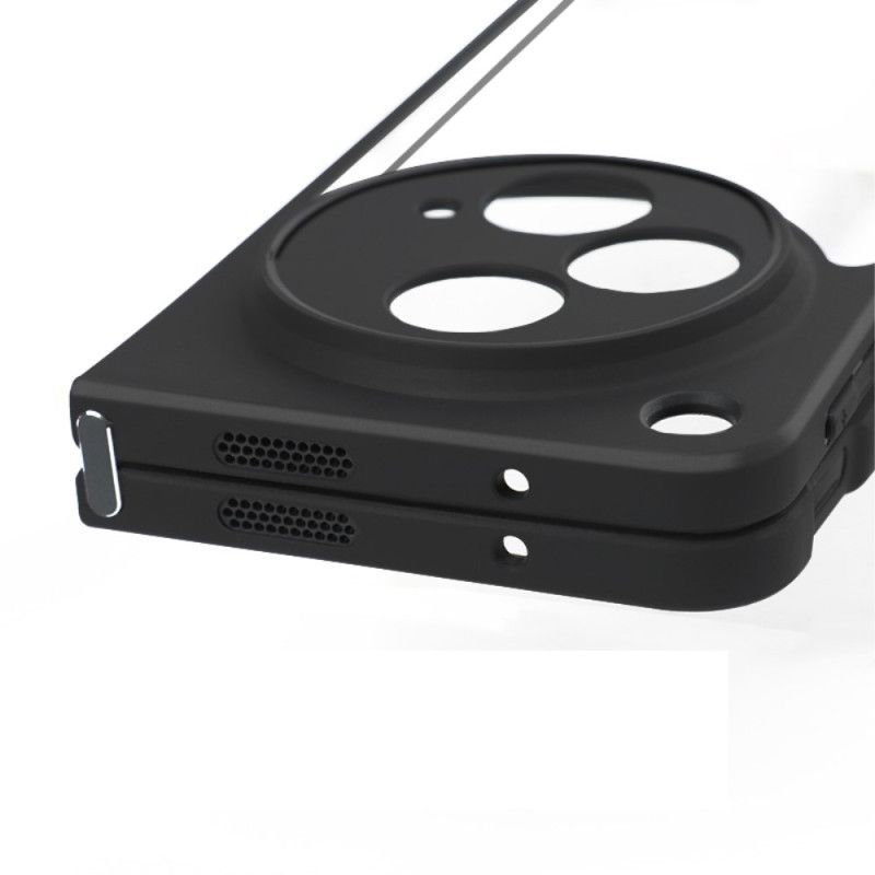 Coque Oppo Find N3 5G Transparente avec Contours Noir