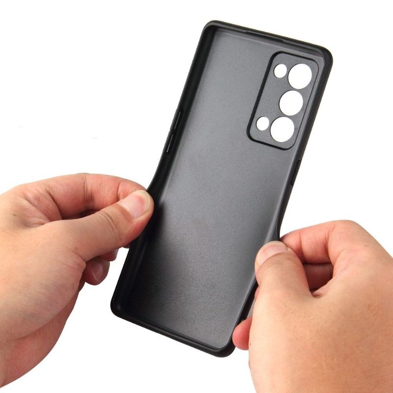 Coque Oppo Reno 6 Pro 5G effet croco fonction support