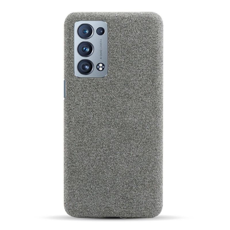 Coque Oppo Reno 6 Pro 5G revêtement tissu