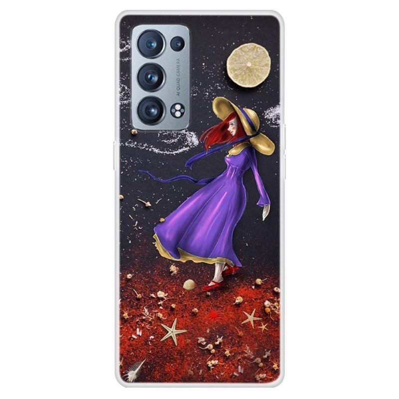Coque Oppo Reno 6 Pro 5G Univers enchanté