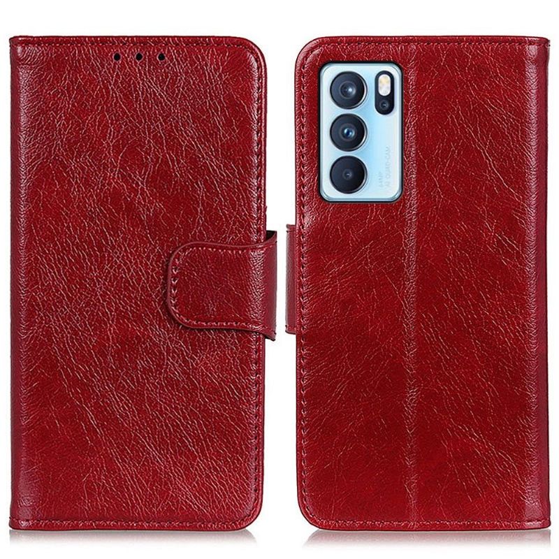 Housse Oppo Reno 6 Pro 5G Style Cuir Vieilli