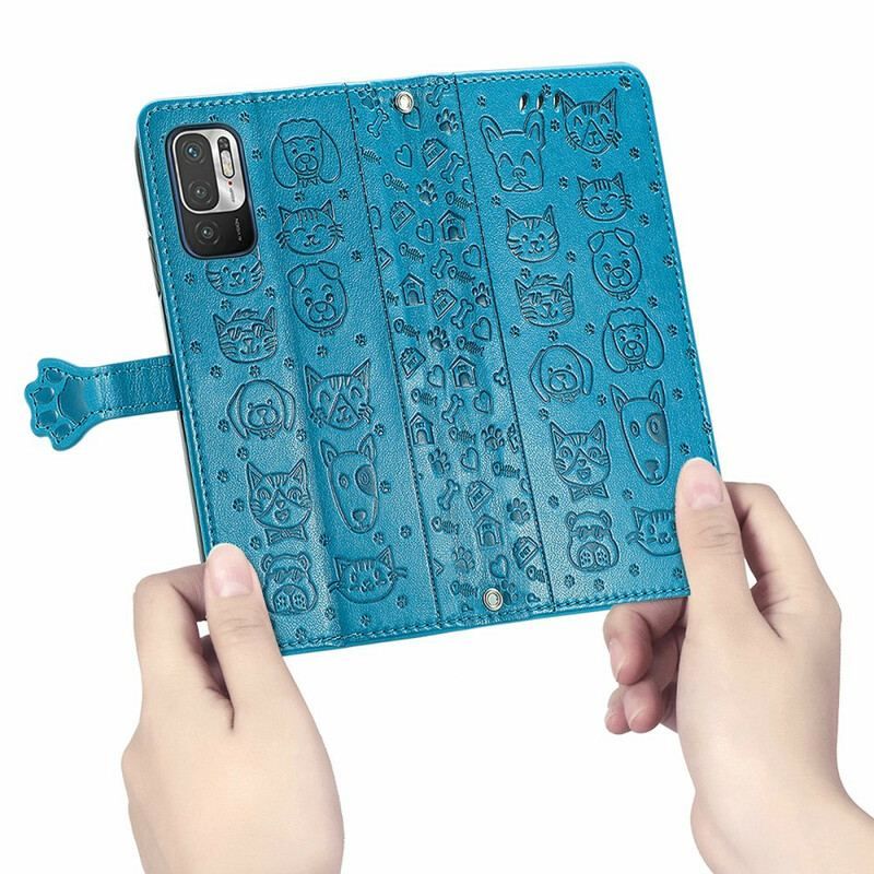 Housse Xiaomi Redmi Note 10 5G / Poco M3 Pro 5G Animaux Animés