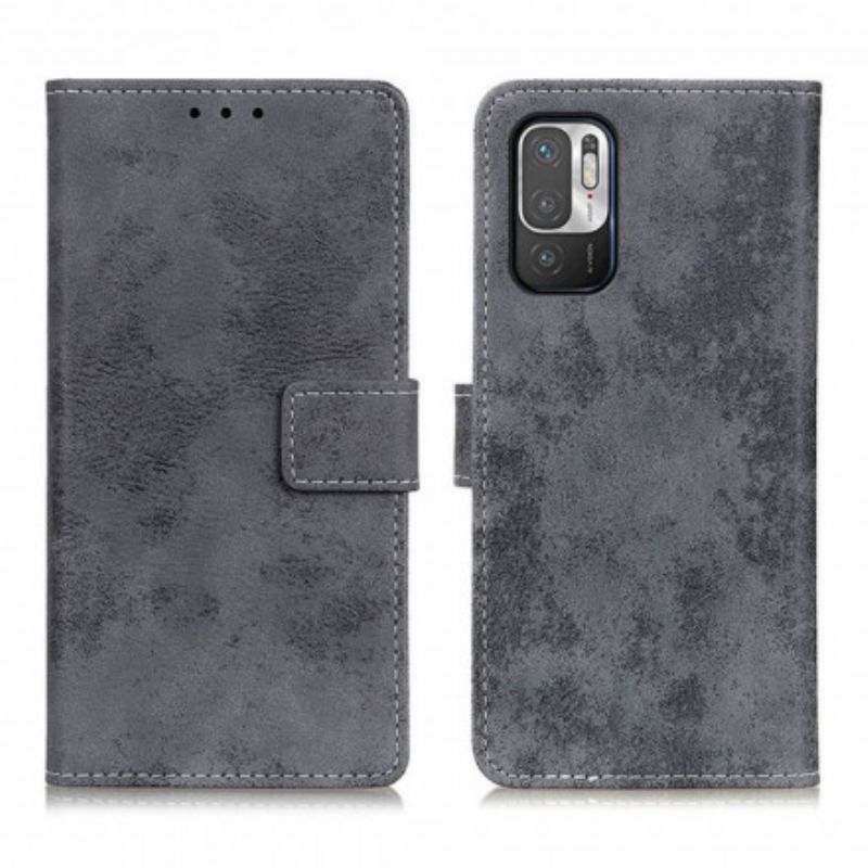 Housse Xiaomi Redmi Note 10 5G / Poco M3 Pro 5G Effet Cuir Vintage