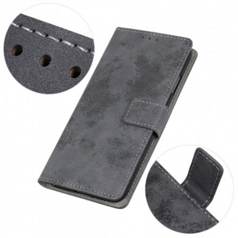 Housse Xiaomi Redmi Note 10 5G / Poco M3 Pro 5G Effet Cuir Vintage