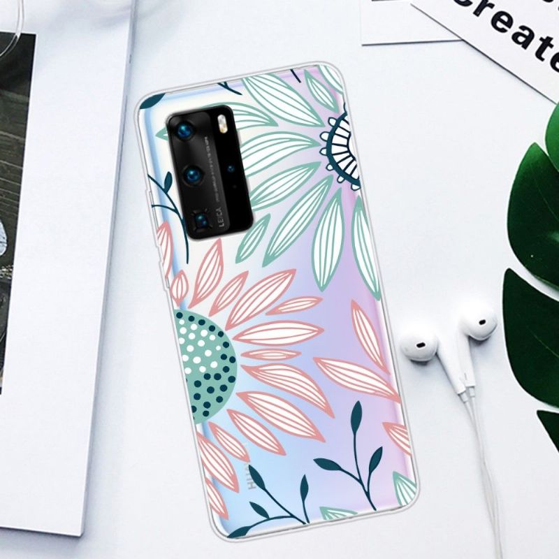 Coque Huawei P40 Pro Daisy fleurs