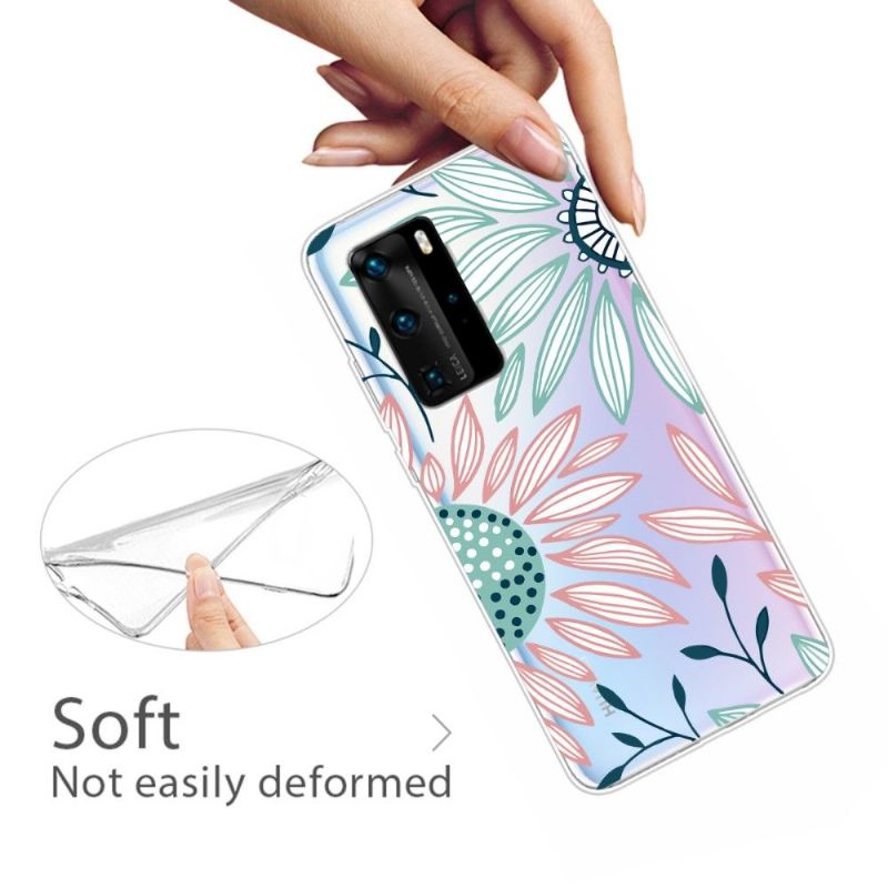 Coque Huawei P40 Pro Daisy fleurs