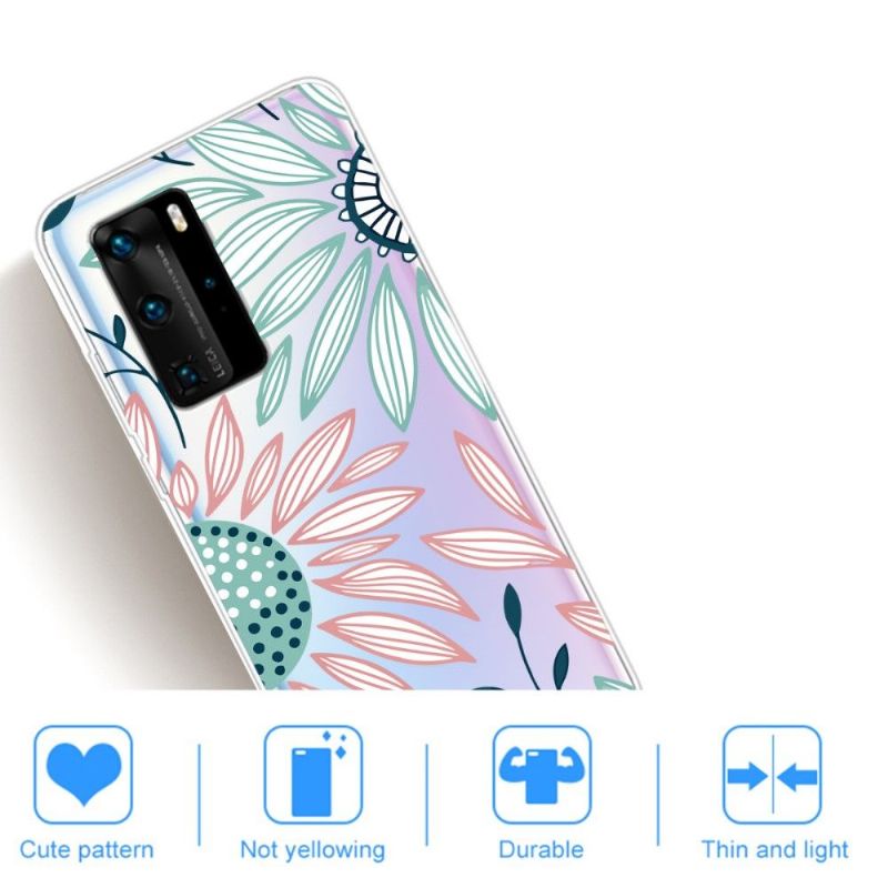 Coque Huawei P40 Pro Daisy fleurs
