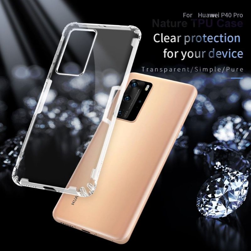 Coque Huawei P40 Pro Nillkin Nature Antichoc coins renforcés