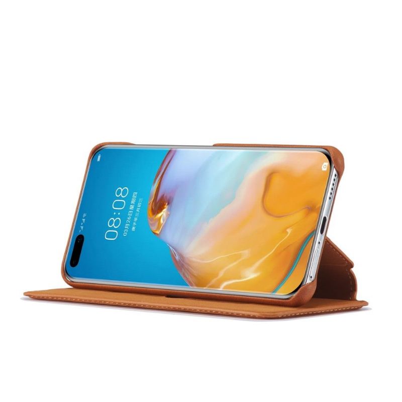 Housse avec rabat simili cuir pour Huawei P40 Pro