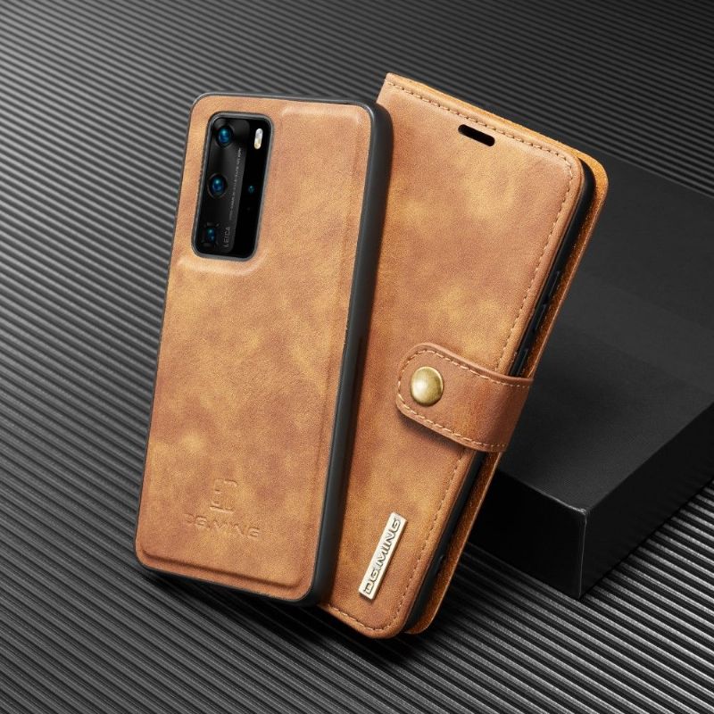 Housse Huawei P40 Pro avec coque détachable 2-en-1