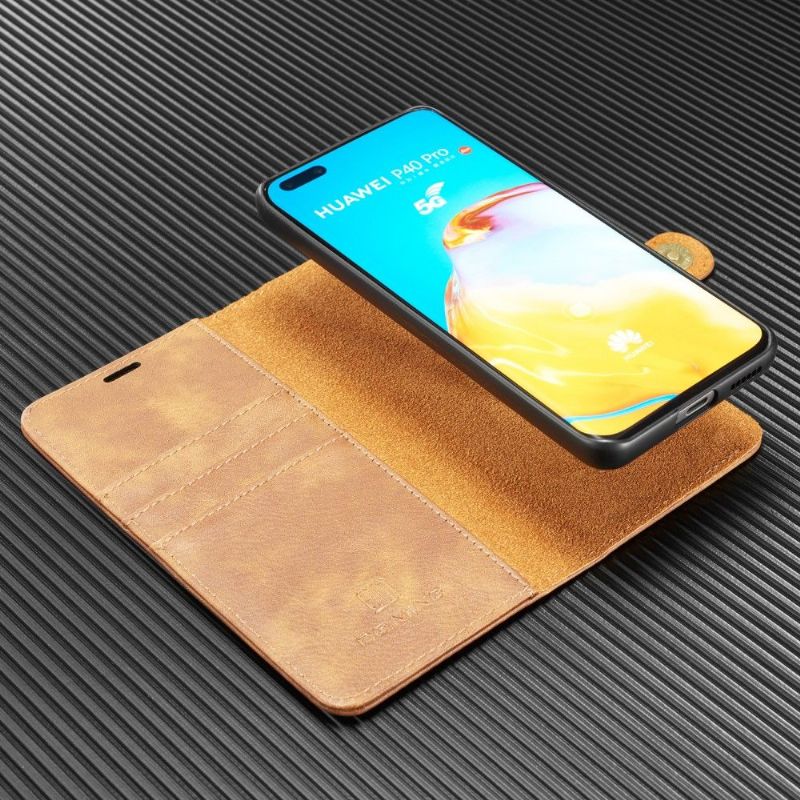 Housse Huawei P40 Pro avec coque détachable 2-en-1