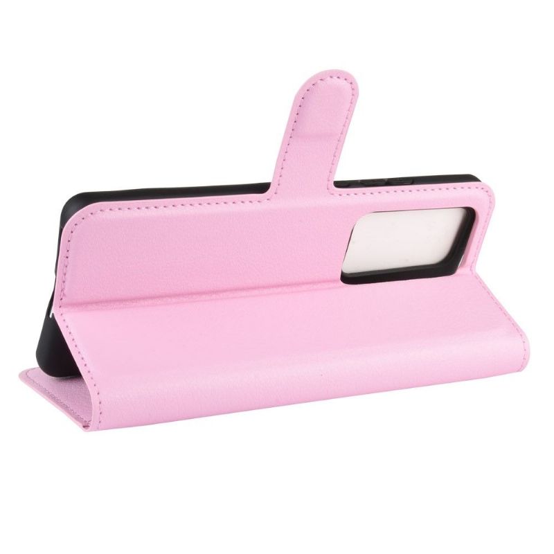 Housse Huawei P40 Pro style cuir portefeuille
