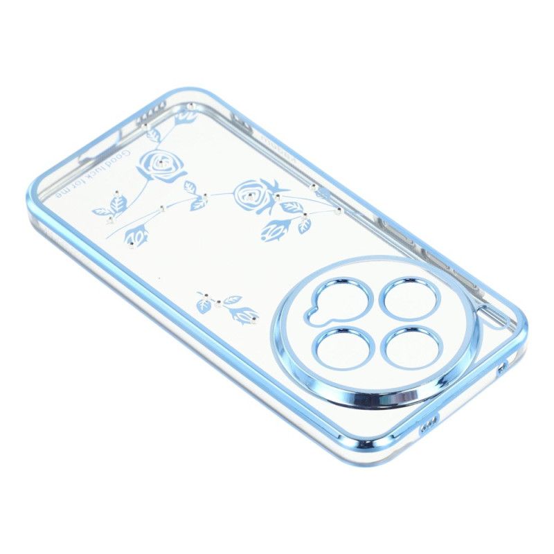 Coque Vivo X300 Strass et Design Floral KADEM