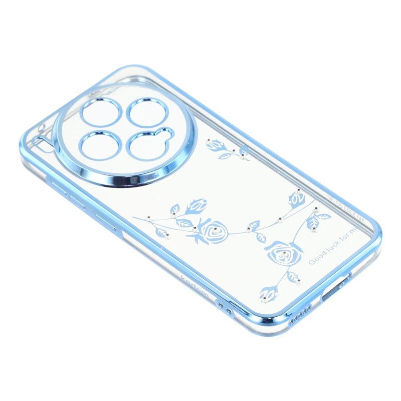 Coque Vivo X300 Strass et Design Floral KADEM