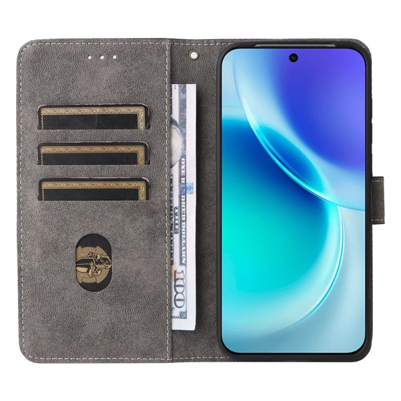 Housse Vivo X300 Effet Daim à Lanière