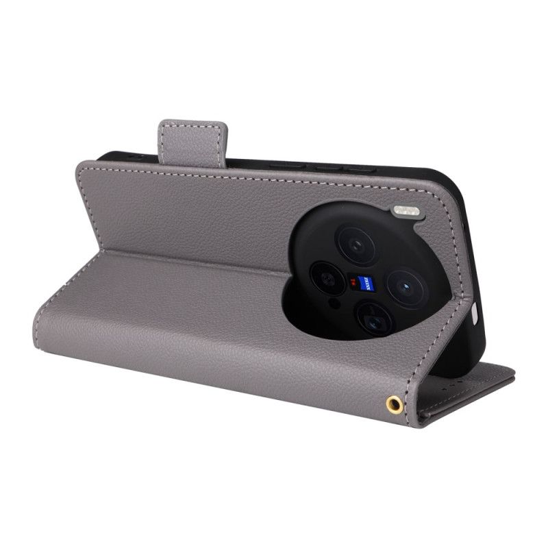 Housse Vivo X300 Simili Cuir à Lanière