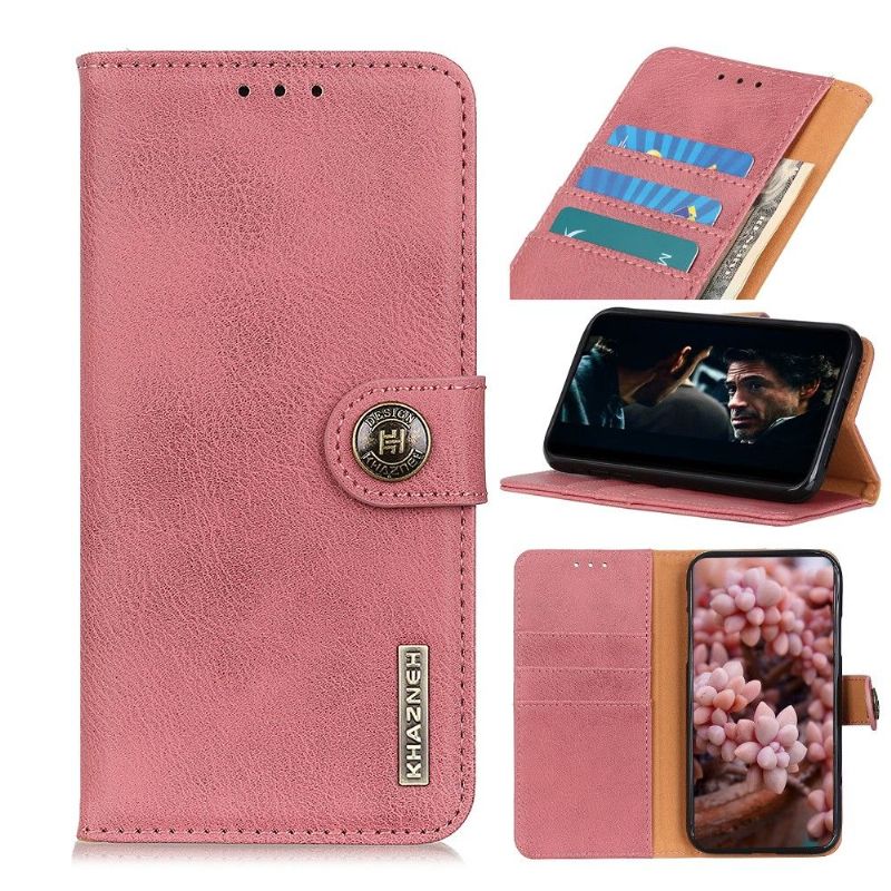 Housse iPhone SE 2 / 8 / 7 Effet Cuir KHAZNEH