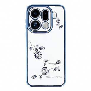 Coque Oppo Find X9 Pro 5G Fleurs et Strass KADEM