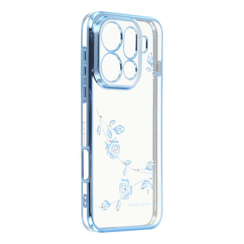 Coque Oppo Find X9 Pro 5G Fleurs et Strass KADEM