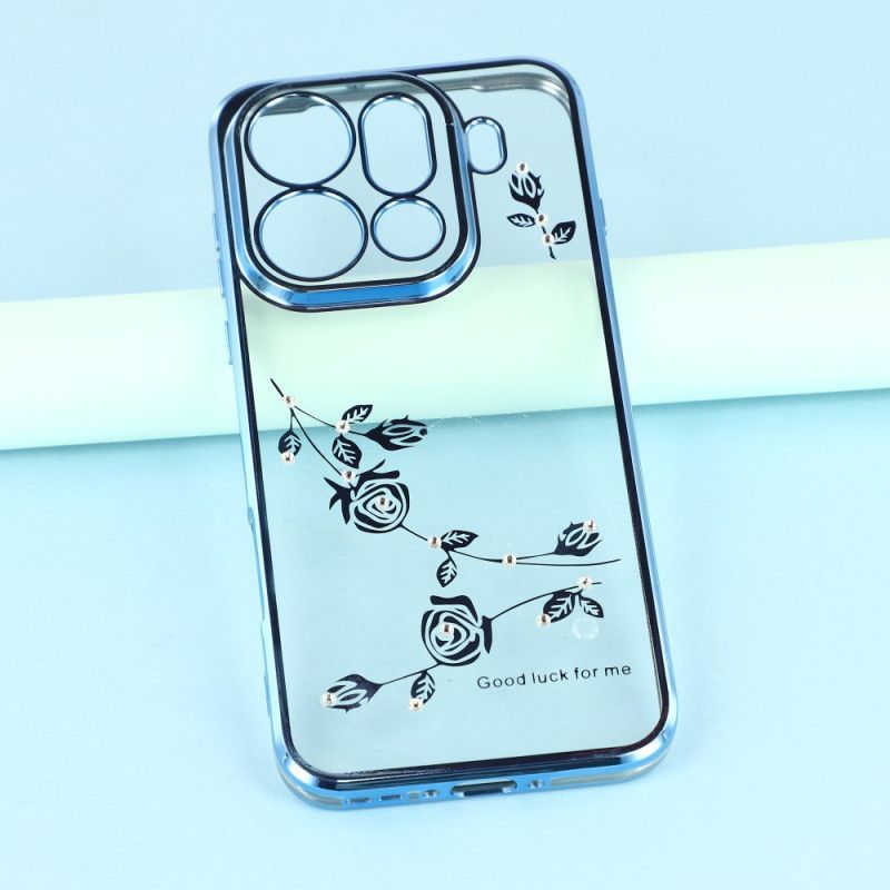 Coque Oppo Find X9 Pro 5G Fleurs et Strass KADEM
