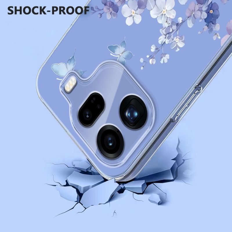 Coque Oppo Find X9 Pro 5G Papillons et Fleurs