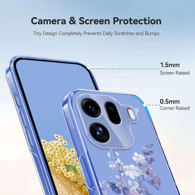 Coque Oppo Find X9 Pro 5G Papillons et Fleurs