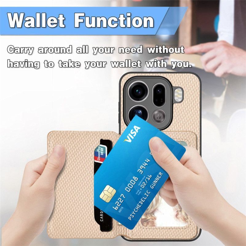 Coque Oppo Find X9 Pro 5G Porte-Cartes et Protection RFID