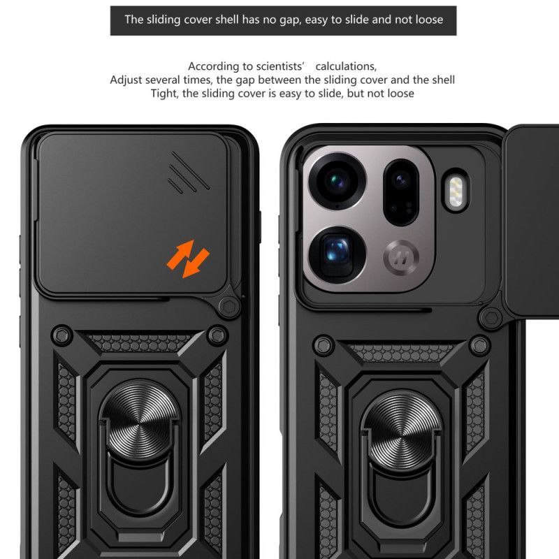 Coque Oppo Find X9 Pro 5G Protection Caméra Coulissante et Support